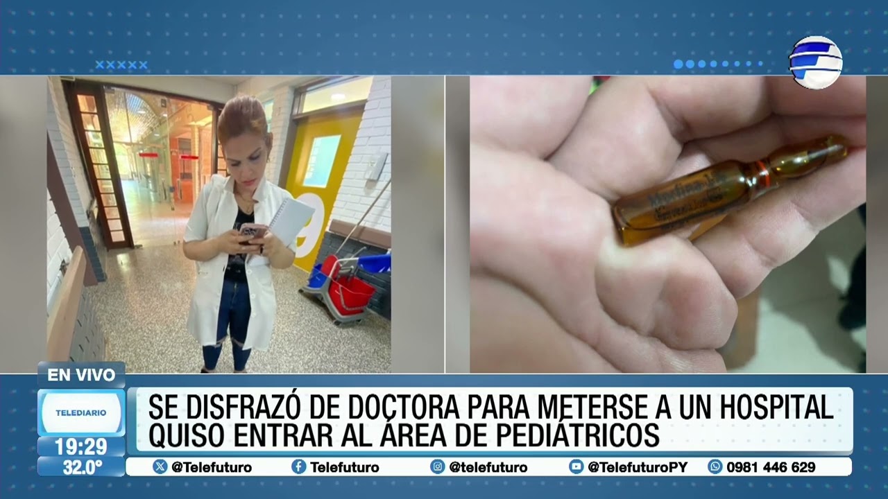 Se disfrazó de doctora para ingresar a un hospital