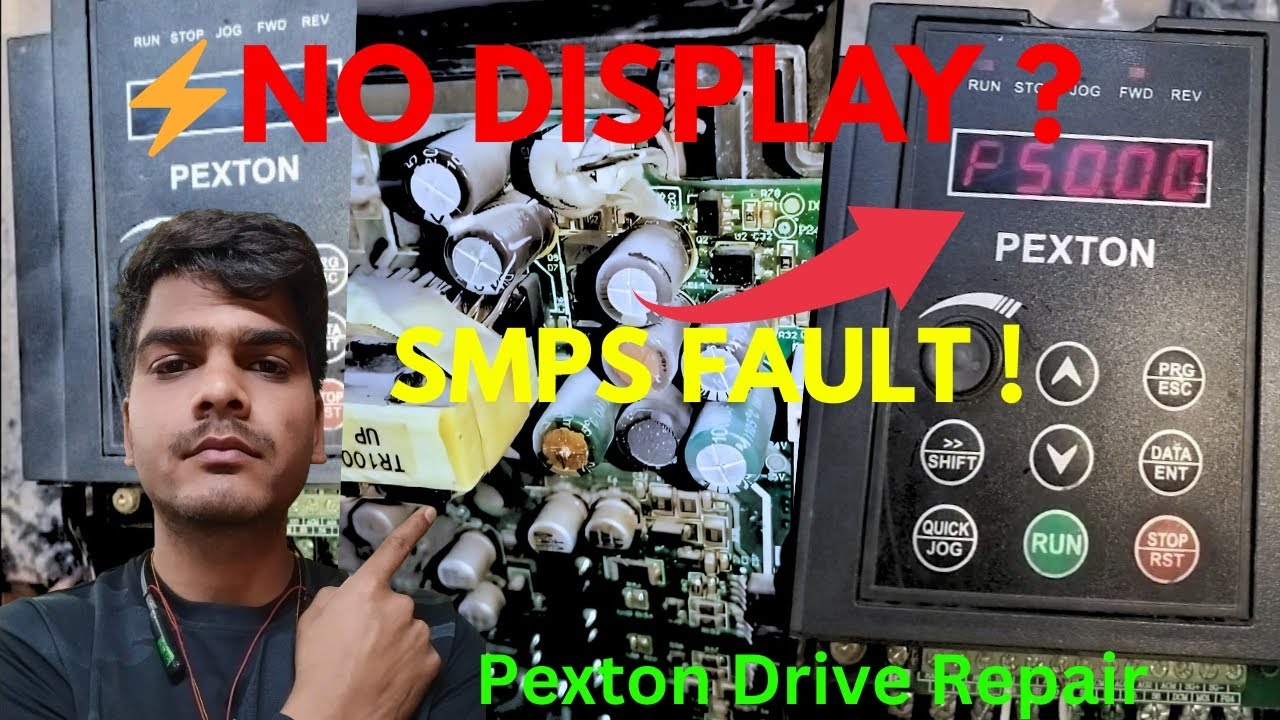 👉 Pexton Drive No Display Repair | SMPS Circuit Capacitor Blast Problem Solved 💥