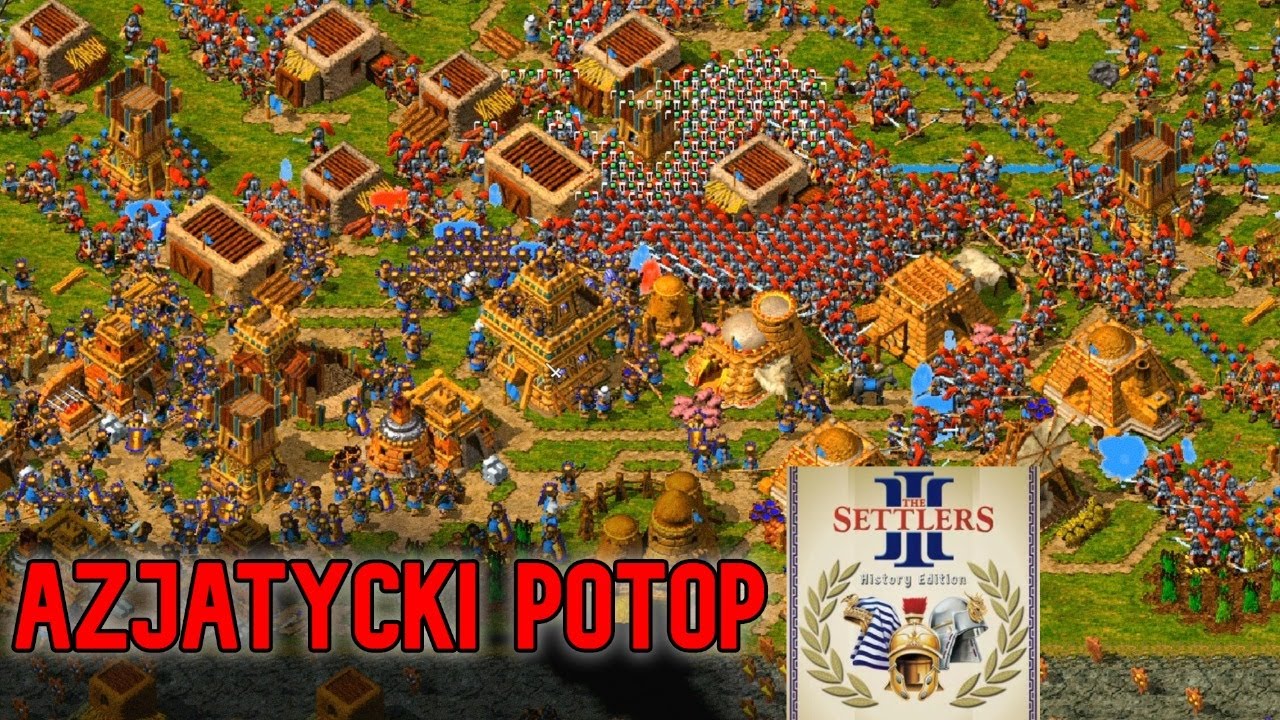 RETRO GRANIE - Settlers III HE - vs 19 PC  Próba #2  i początek kampanii rzymian :D #1