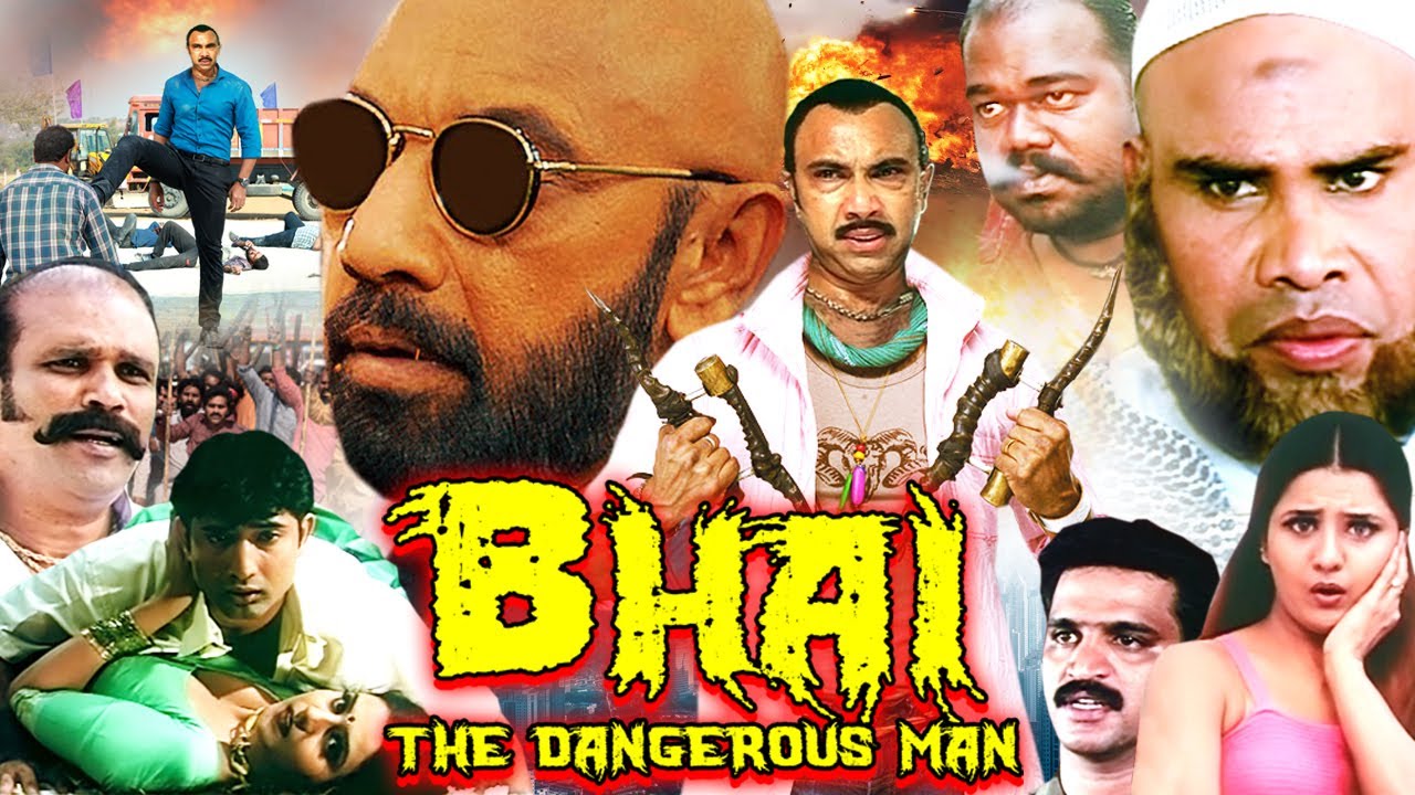 BHAI The Dangerous Man | South Dubbed Action Hindi Movie | Satyaraj, Jasmine, Anandraj | sena