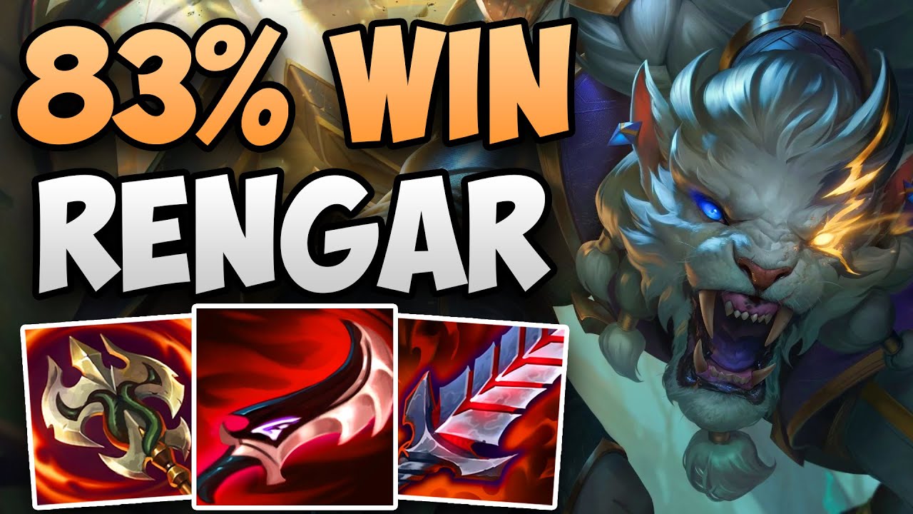 83% WIN RATE RENGAR IN CHALLENGER! | CHALLENGER RENGAR JUNGLE GAMEPLAY | Patch 13.24 S13