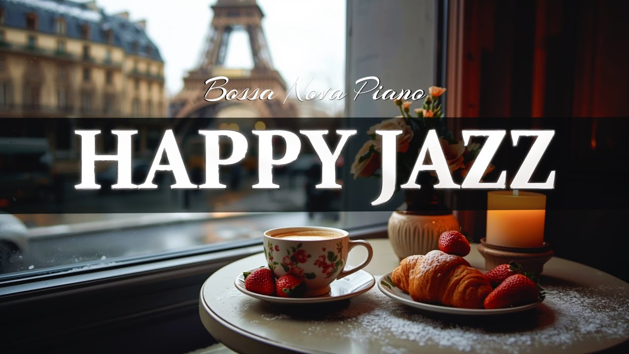 Happy Winter Jazz Cafe ~ Delicate Morning Jazz Music & Bossa Nova Piano for Stress Relief, Relaxing