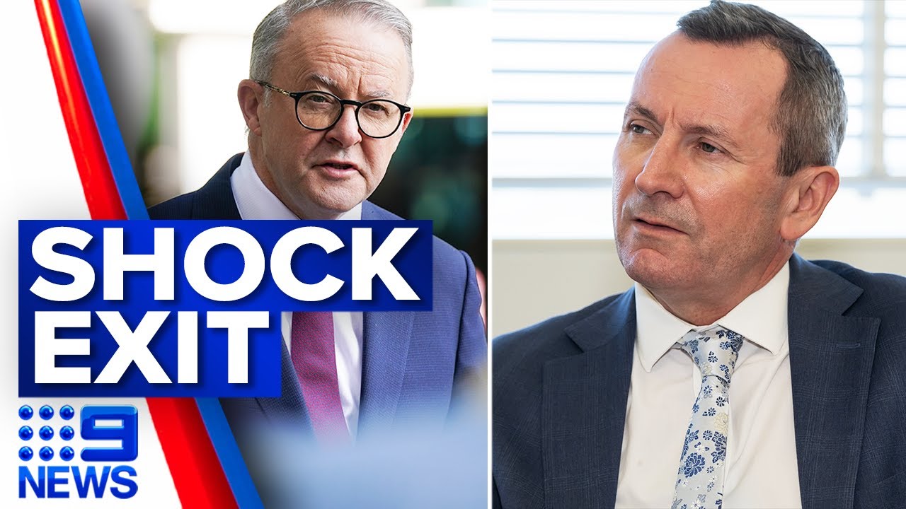 ‘I’m tired, extremely tired’: Western Australia Premier Mark McGowan steps down | 9 News Australia