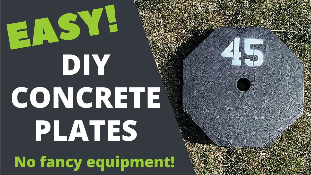 DIY Concrete Weight Plates | Step-by-step Tutorial