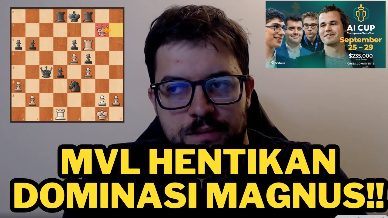 MAGNUS TUMBANG!! || Maxime Vachier Lagrave vs Magnus Carlsen || AI CUP CCT 2023 Grand Final
