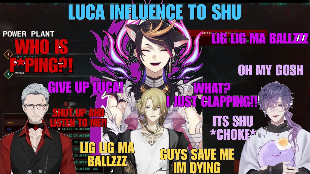LuxNoc Crumbs Episode : Shu is a Dork | Because of Luca Influence | 【NIJISANJI EN】