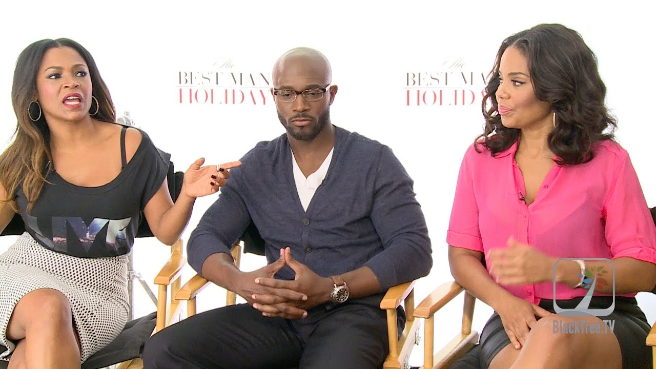 Nia Long, Taye Diggs and Sanaa Lathan interview The Best Man Holiday