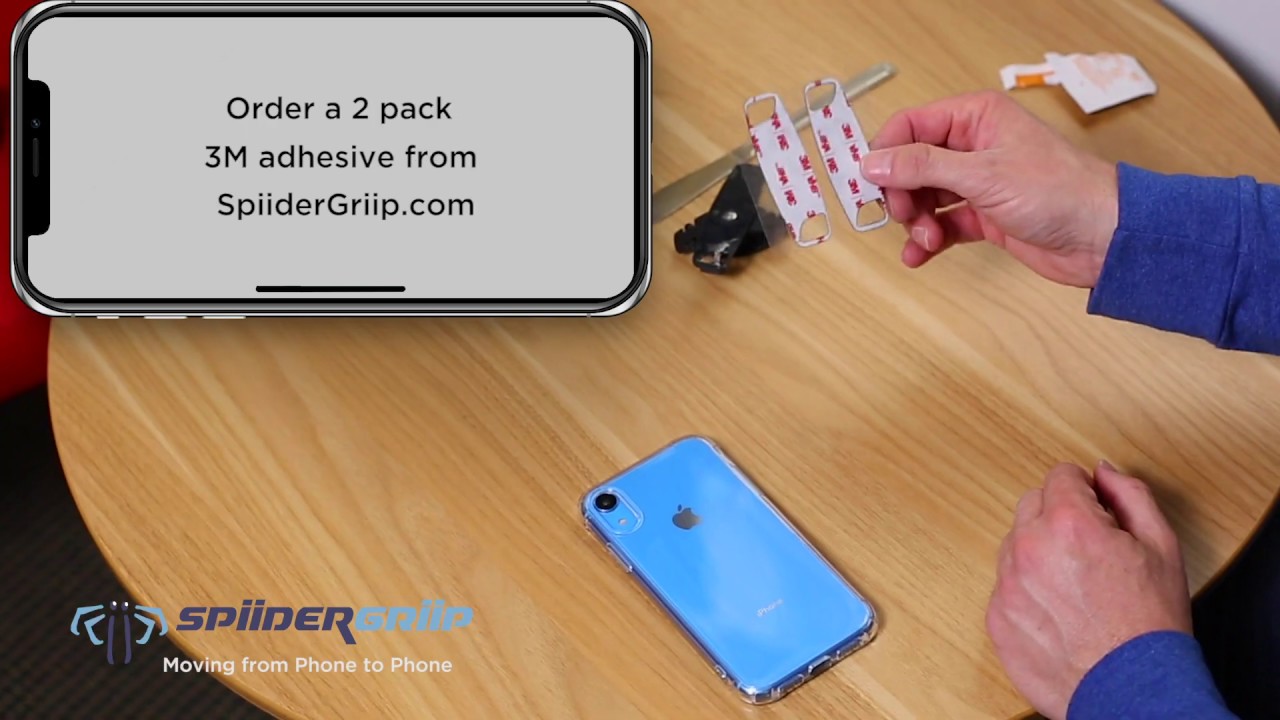 SpiiderGriip&trade;- Moving your SpiiderGriip to a Different Phone