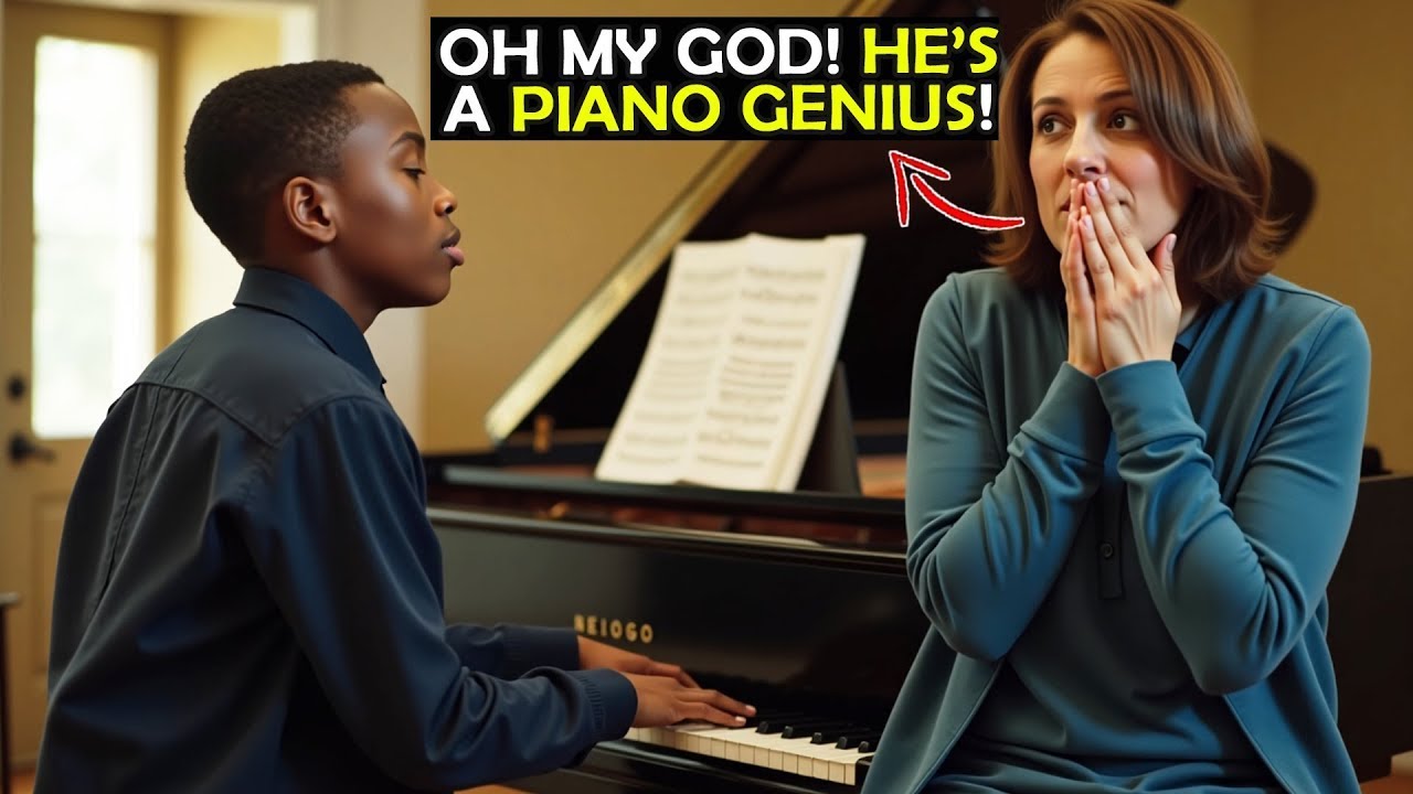 Music Professor Heard a 12 Year Old Black Student Playing the Piano and Froze!
