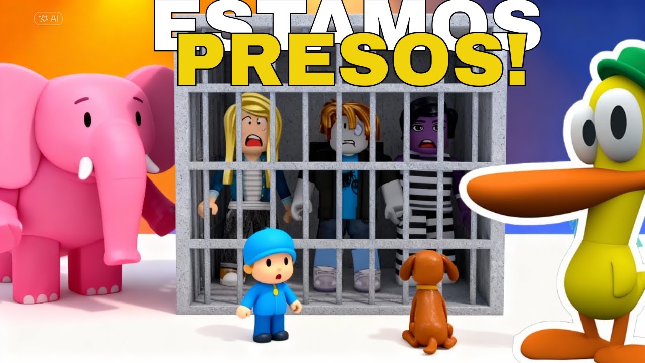 FUJA DA PRISÃO DO POCOYO! ROBLOX
