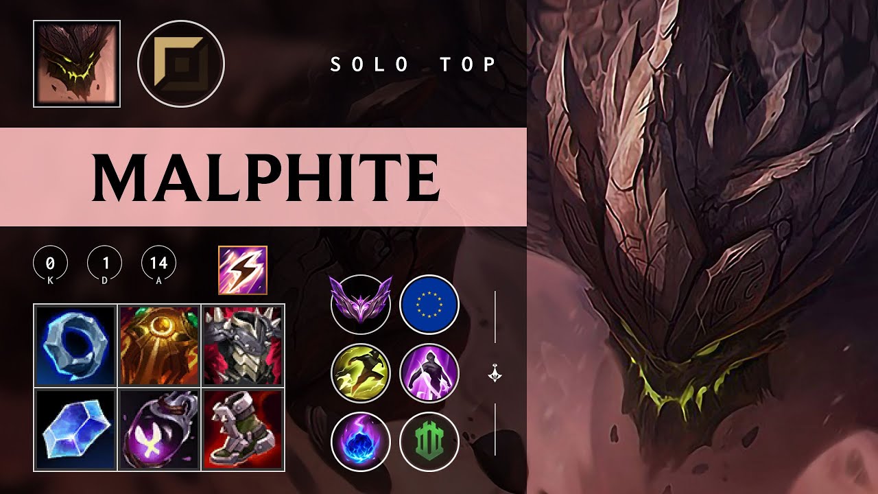 Malphite Top vs Aatrox - EUW Master Patch 26.01