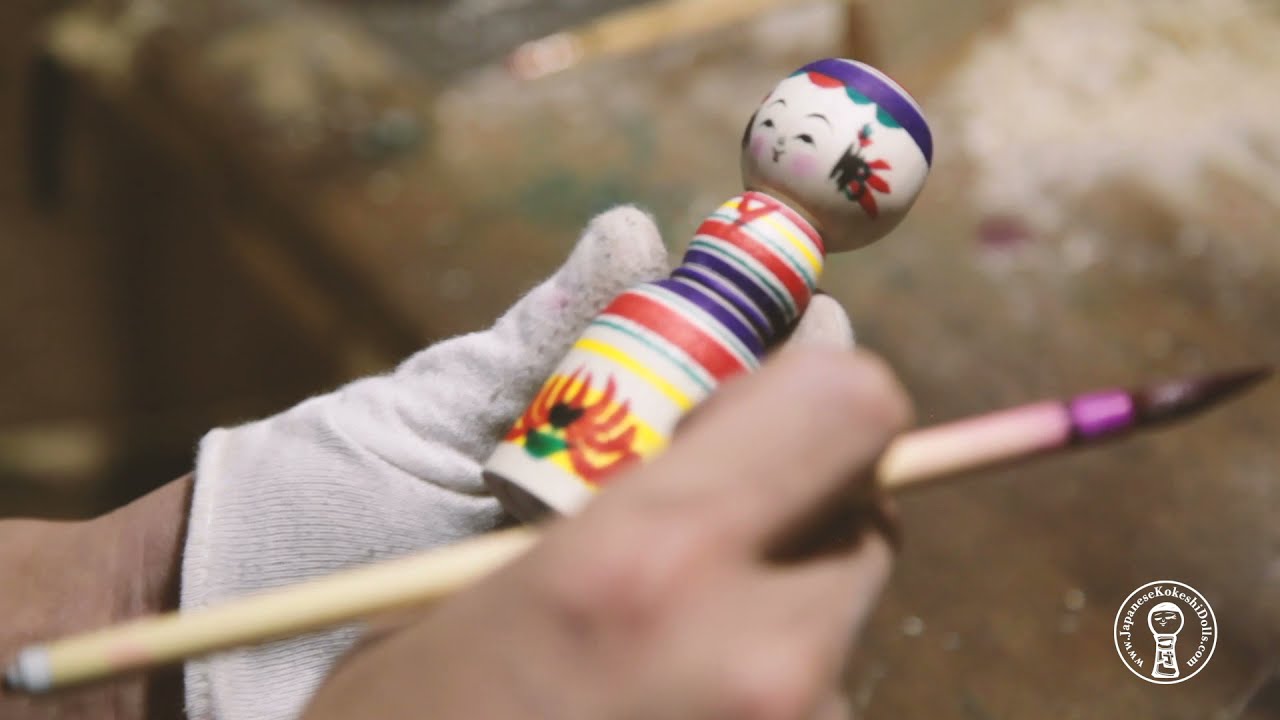 How to Make Kokeshi Dolls. こけしの作り方。高田稔雄工人のインタビュー。Kokeshi Artisan Interview w/ Toshio Takada.