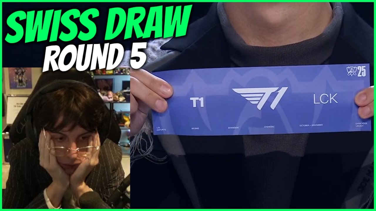 CAN WE RE-DRAW | CAEDREL REACTS TO SWISS STAGE DRAW, ROUND 5