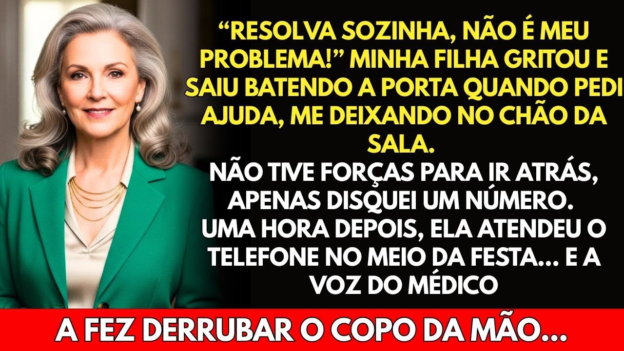 Minha filha gritou: