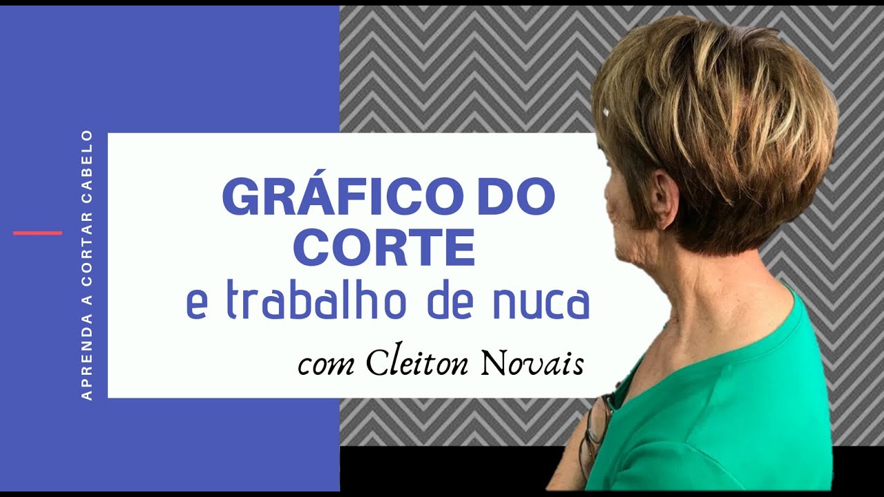 Gráfico do Corte e trabalho de nuca | com Cleiton Novais