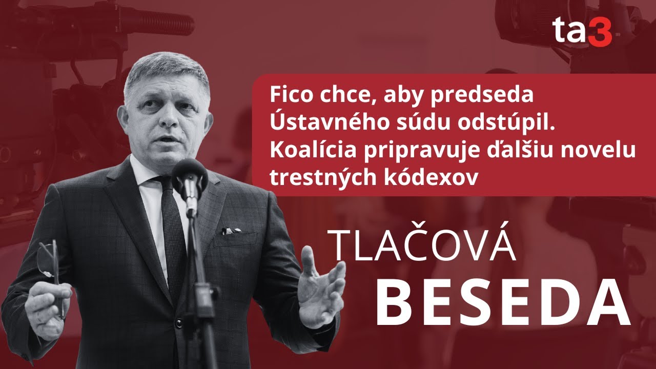 Fico chce, aby predseda Ústavného súdu odstúpil. Koalícia pripravuje ďalšiu novelu trestných kódexov