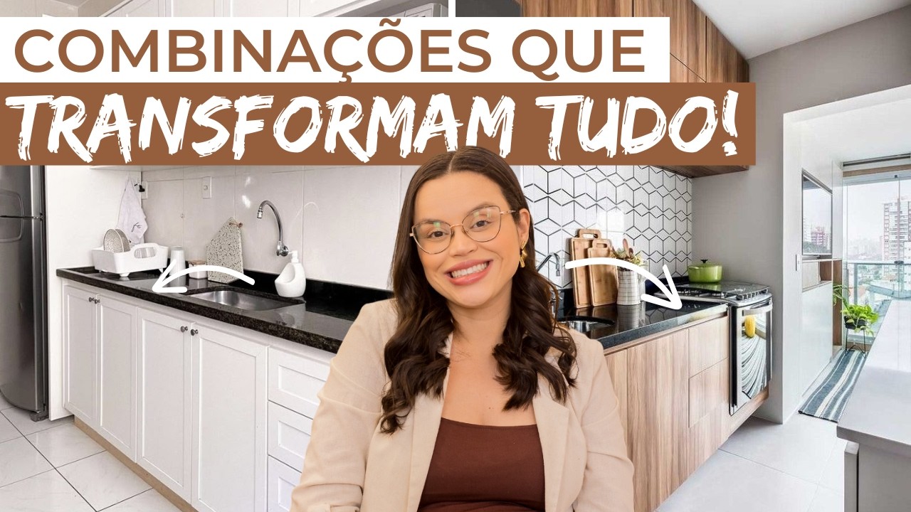 BANCADA PRETA NA COZINHA, ou ÁREA GOURMET?  COMBINAÇÕES CERTAS,  QUE FAZEM TODA A DIFERENÇA!