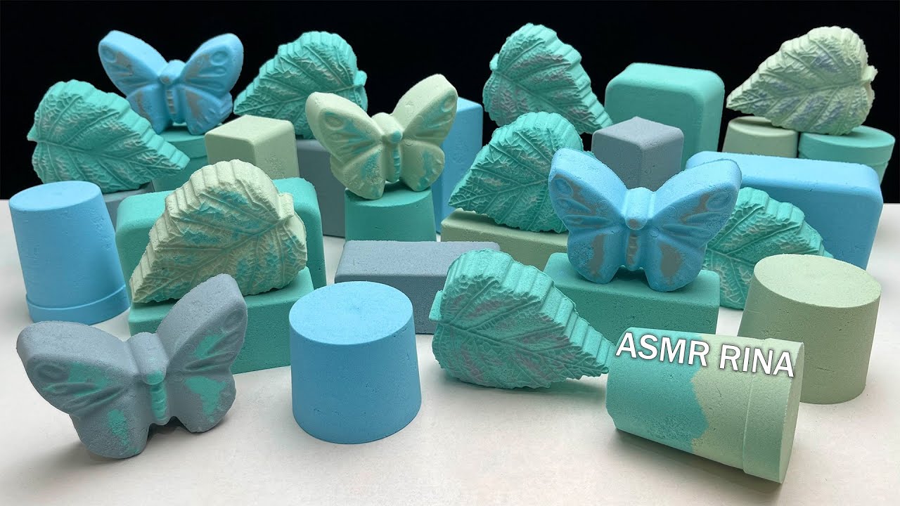ASMR baking soda |New shapes and color|