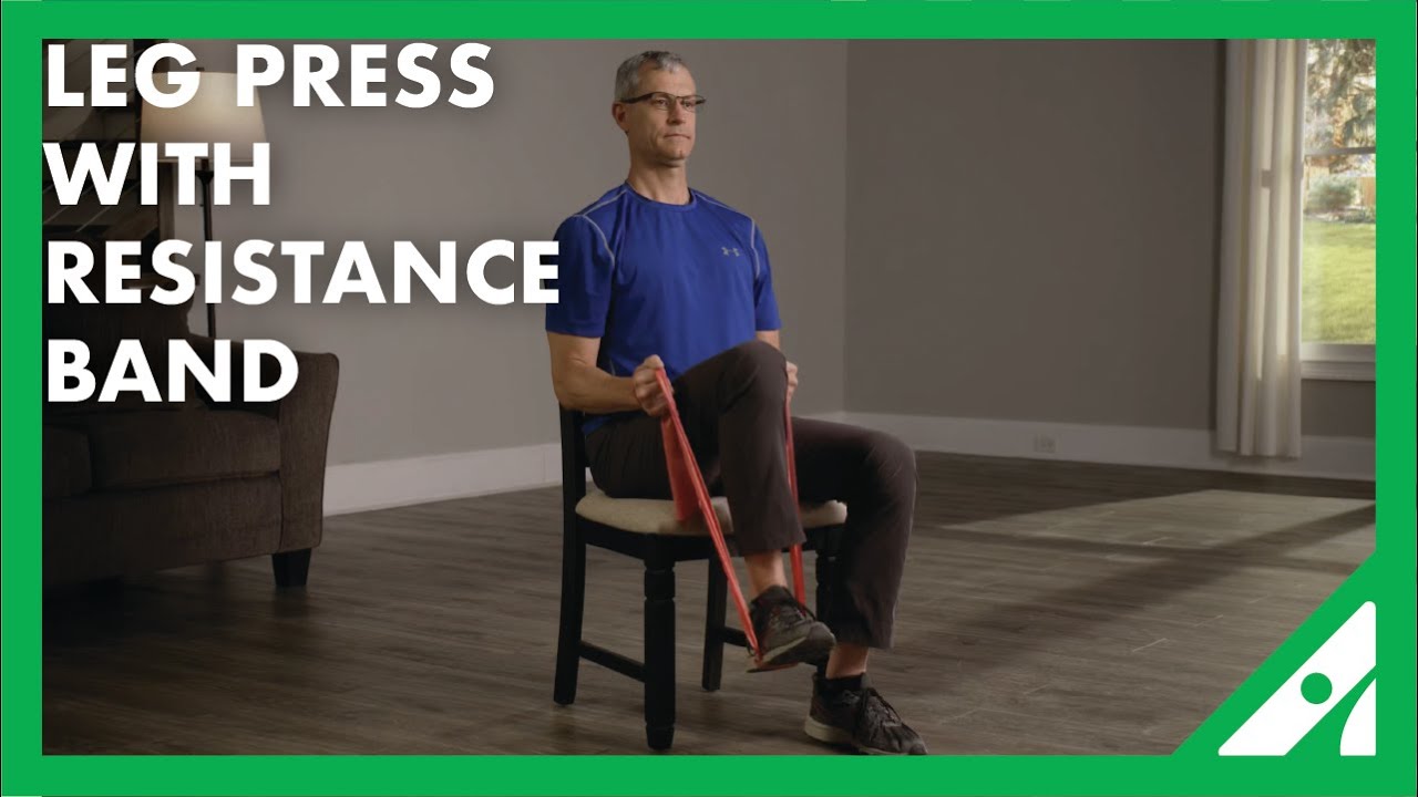 Leg Press With Resistance Band &ndash; Your Exercise Solution (YES)