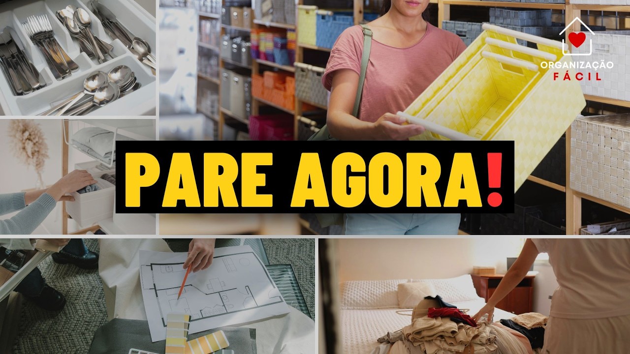 10 coisas que eu PAREI DE FAZER depois de estudar ORGANIZAÇÃO