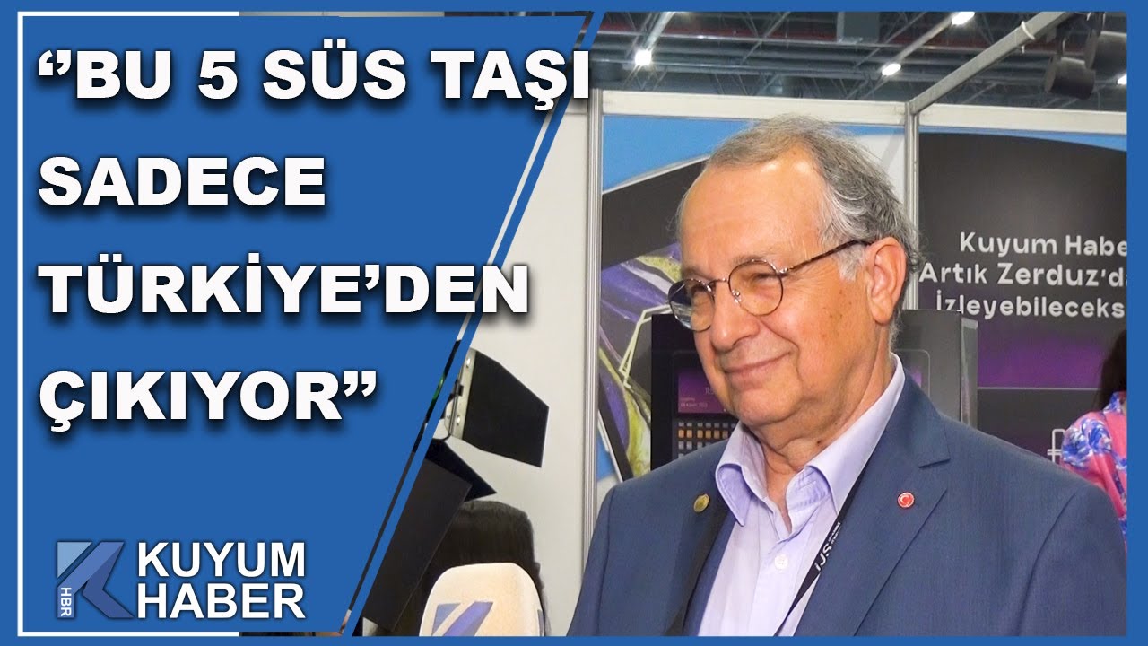 Bu 5 Süs Taşı Sadece Türkiye'de var. Mücevher Profesörü Murat Hatipoğlu Anlattı
