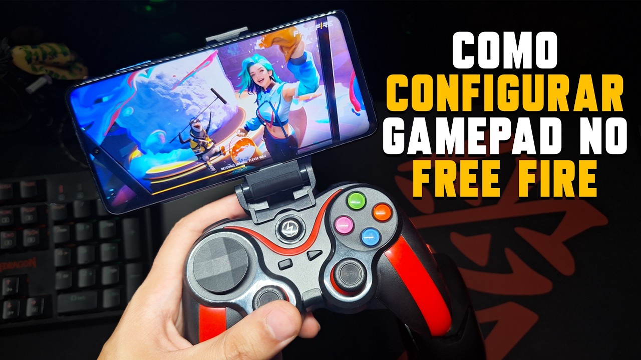 Como CONFIGURAR Controle Gamepad Ipega V8/Kapbom para Free Fire