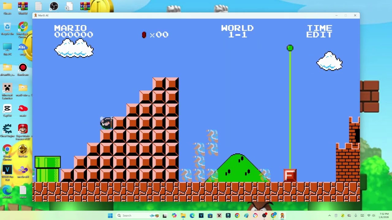 Super Mari0 Mushroom 2005 bros