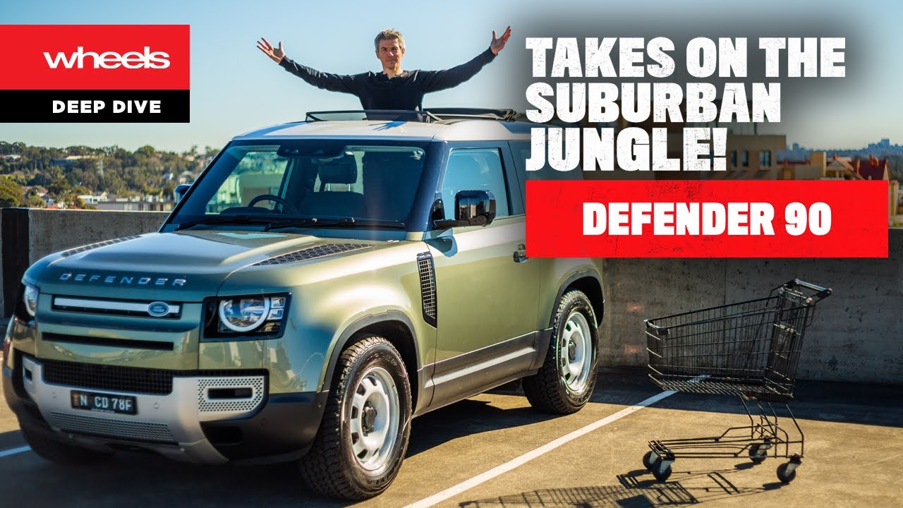 LAND ROVER DEFENDER 90 REVIEW - SUBURBAN JUNGLE CHALLENGE! | Wheels Australia