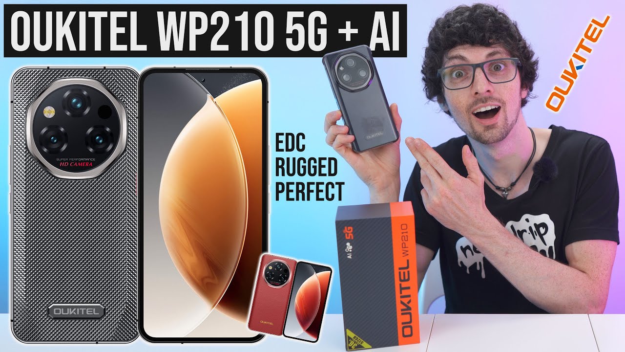 Oukitel WP210 5G: The Ultimate EDC Rugged Smartphone for Power, Performance & Adventure (Great Cam)