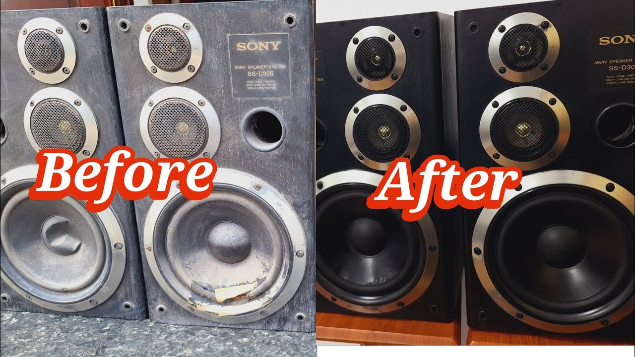From Scrap to Sound: Restoring a 35-Year-Old Sony Speaker | ASMR