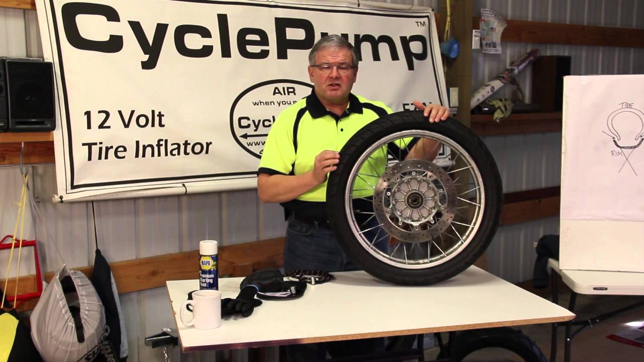 Seating A Tubeless Motorcycle Tire Using the BestRest BeadSetR
