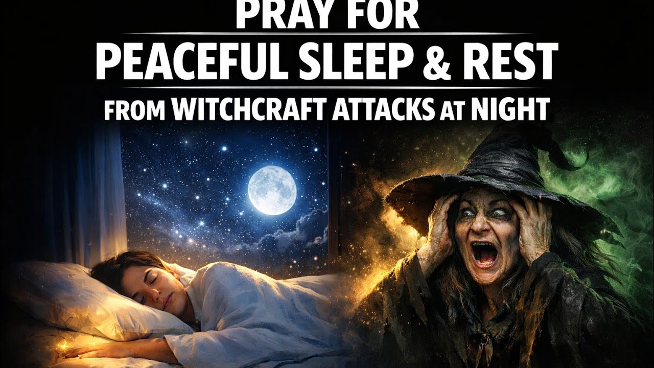 PRAY FOR PEACEFUL SLEEP AND REST FROM WITCHCRAFT ATTACKS || DELIVERANCE PRAYER 