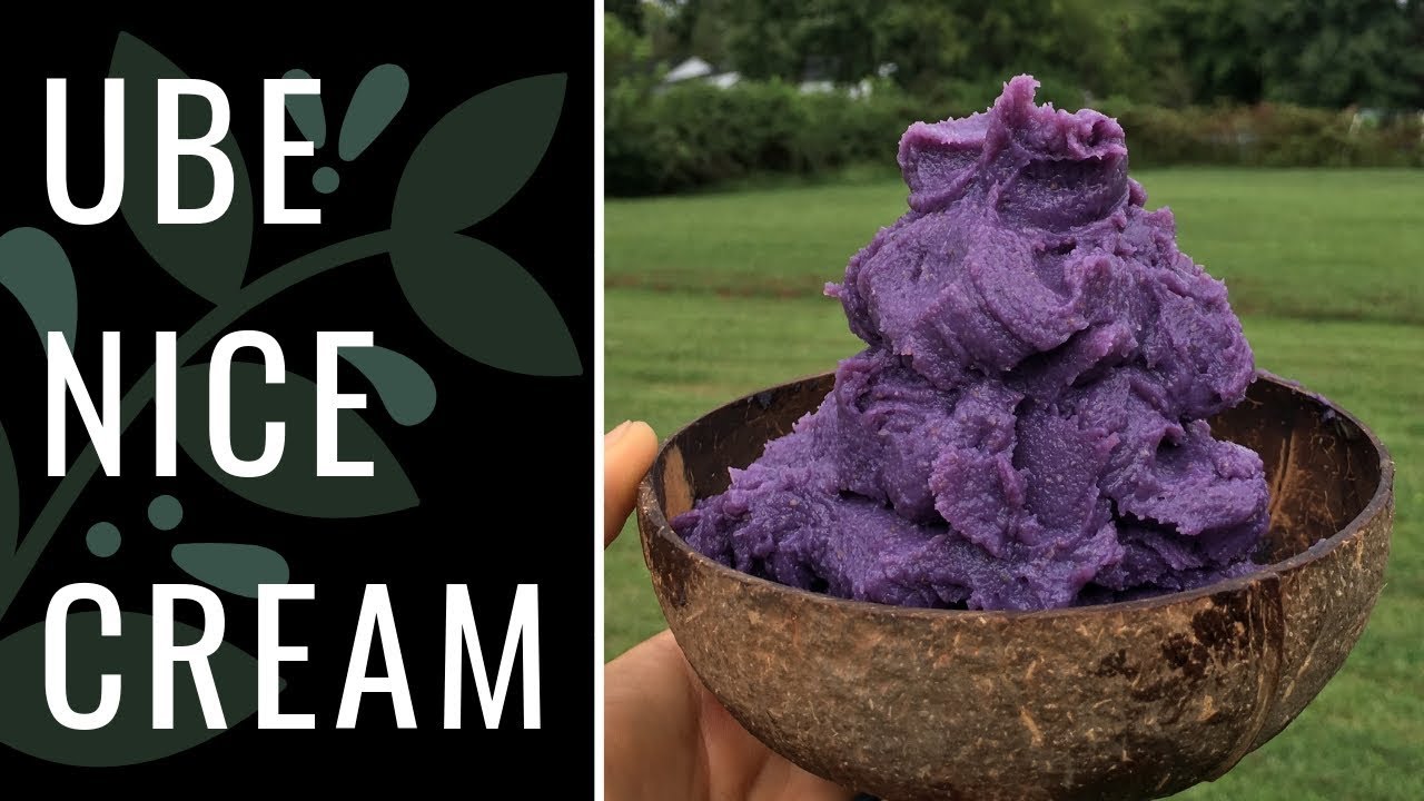 Purple Potato Nice Cream - UBE (Vegan, WFPB)