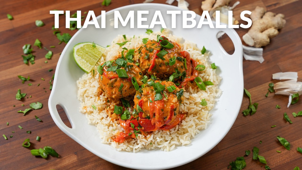 The BEST Thai Curry Meatballs Recipe You’ll Ever Try!