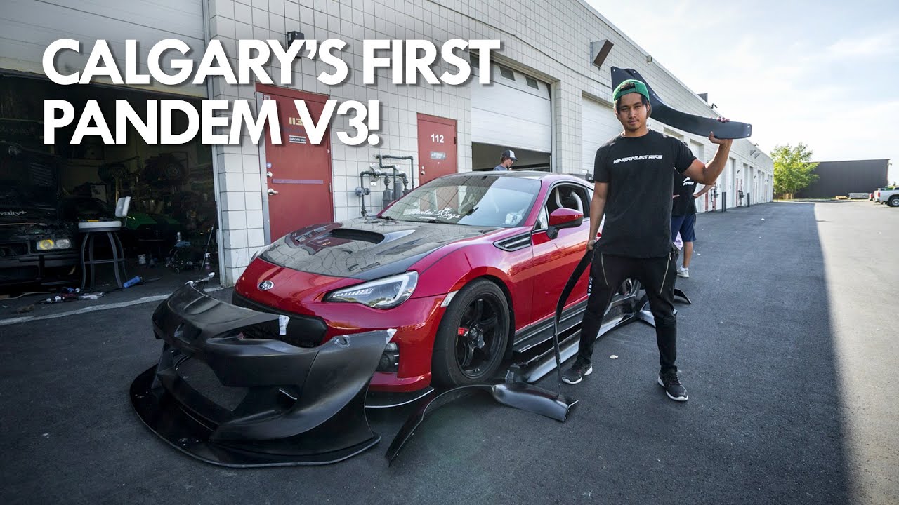 Team Member gets a Widebody Kit for his BRZ!!! + Derpy is back in town