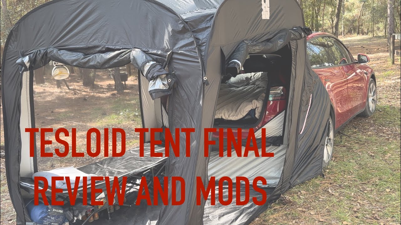 Model Y Tesloid Tent Final Review with Modifications