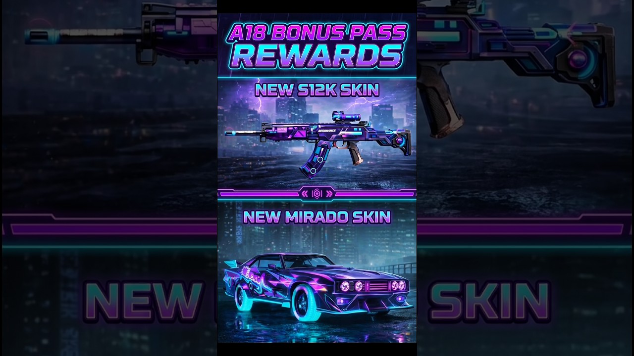 A18 Bonus Pass Rewards |#pubgmobile |#bgmi |#edit