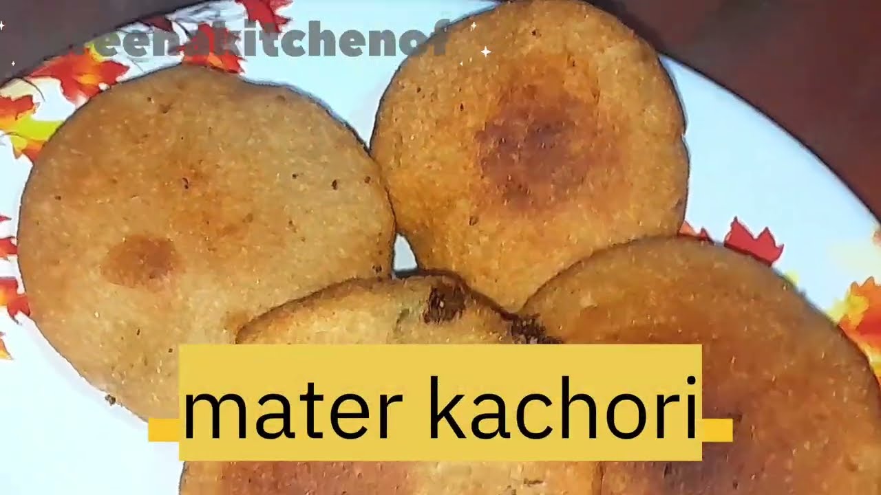 Hare mater ki kachori recipe | crisps & spice  kachori |