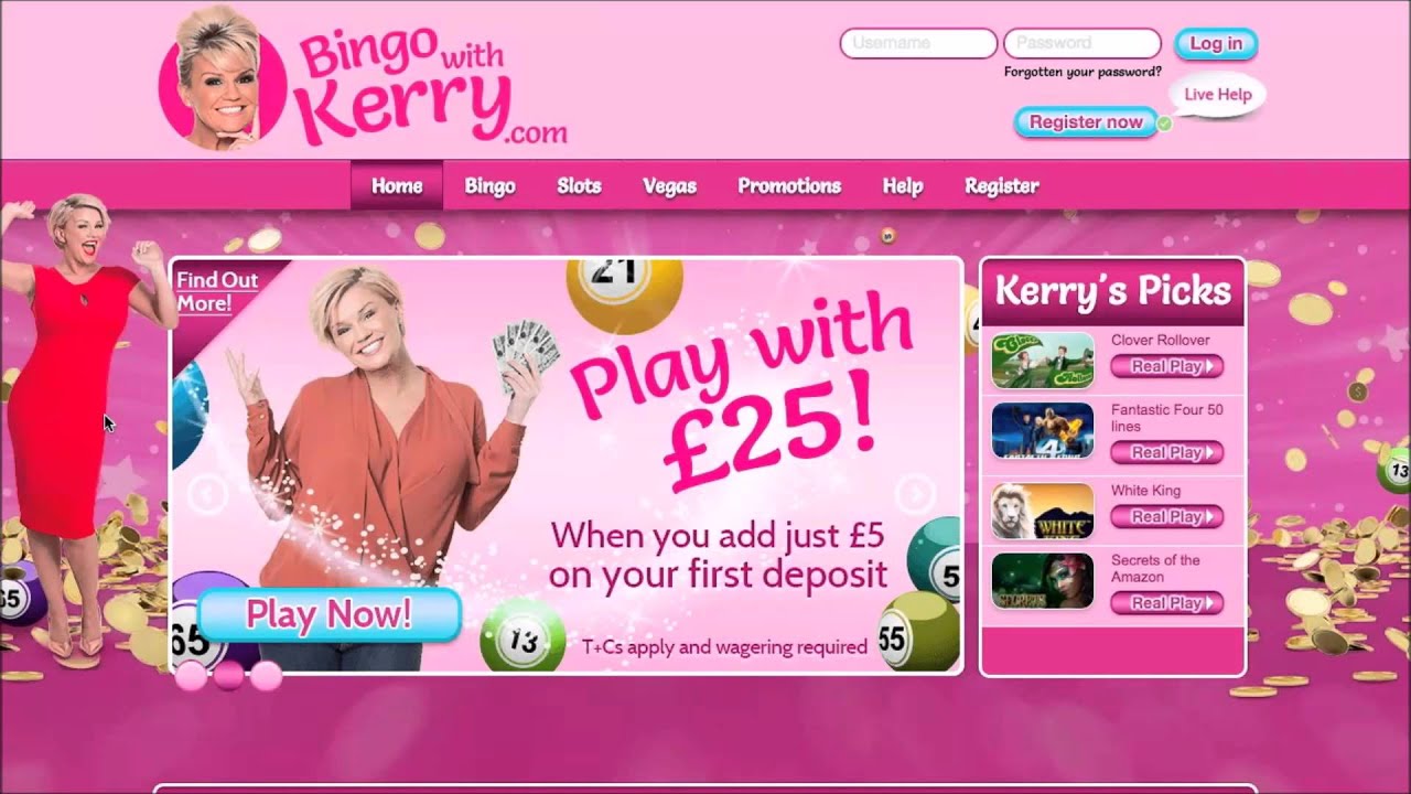 Bingo with Kerry Login Welcome Bonus Review