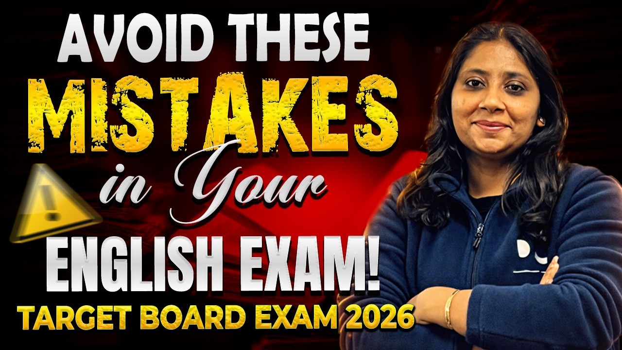 Avoid These Mistakes to Score Full in English Exam| Class 12 | Target 80/80