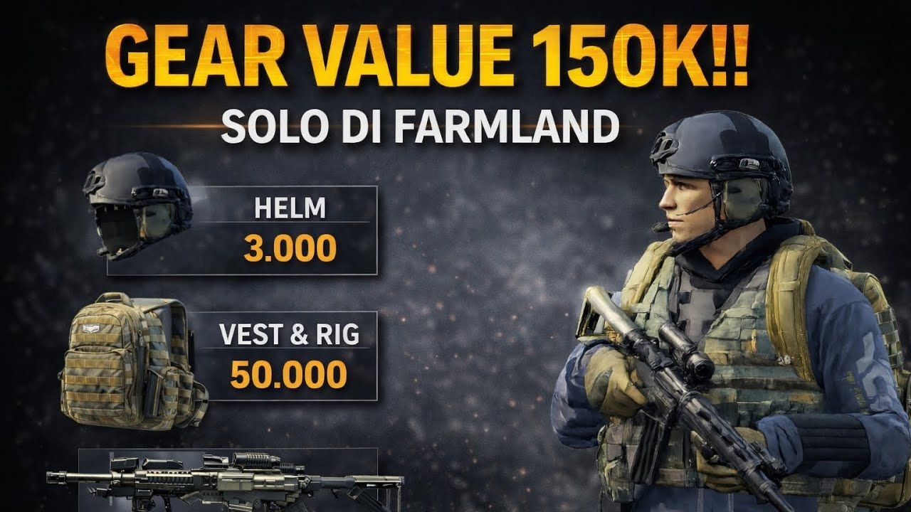 SOLO GAMEPLAY WITH GEAR VALUE 150K | ARENA BREAKOUT |