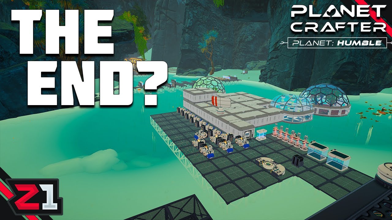 A HIDDEN Bunker, Under The Map AND THE END? The Planet Crafter Humble Ending