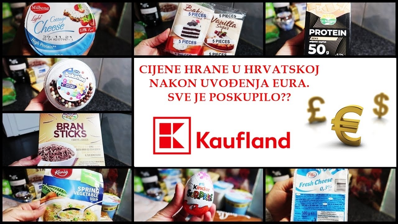 Cijene hrane u Hrvatskoj nakon uvođenja EURA. Što je poskupilo, a što pojeftinilo? | KAUFLAND