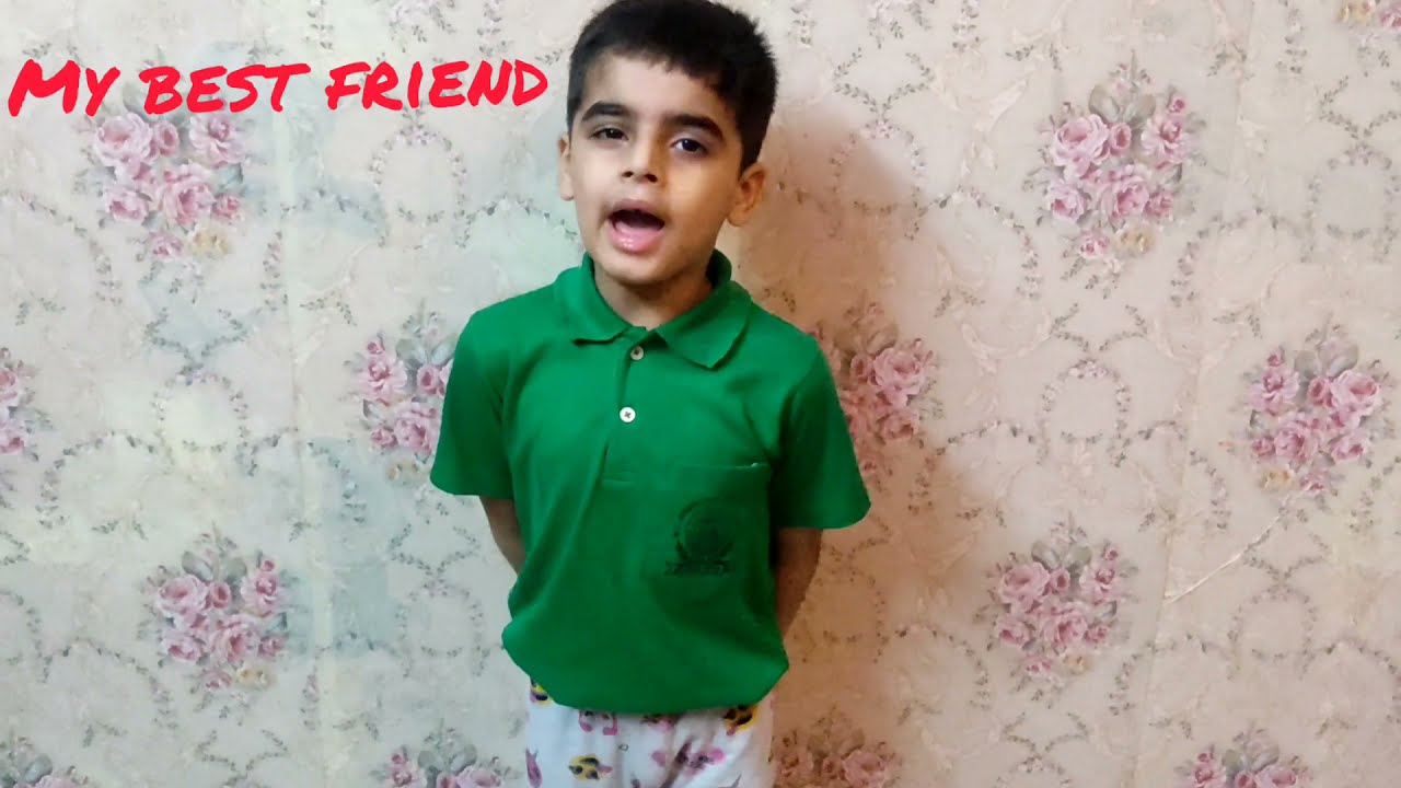 MY BEST FRIEND- Few Easy Lines For Kids || Speech In English for kids