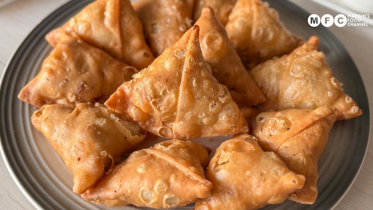 Идеально хрустящие самосы с картофелем | Рецепт домашних самос в уличном стиле