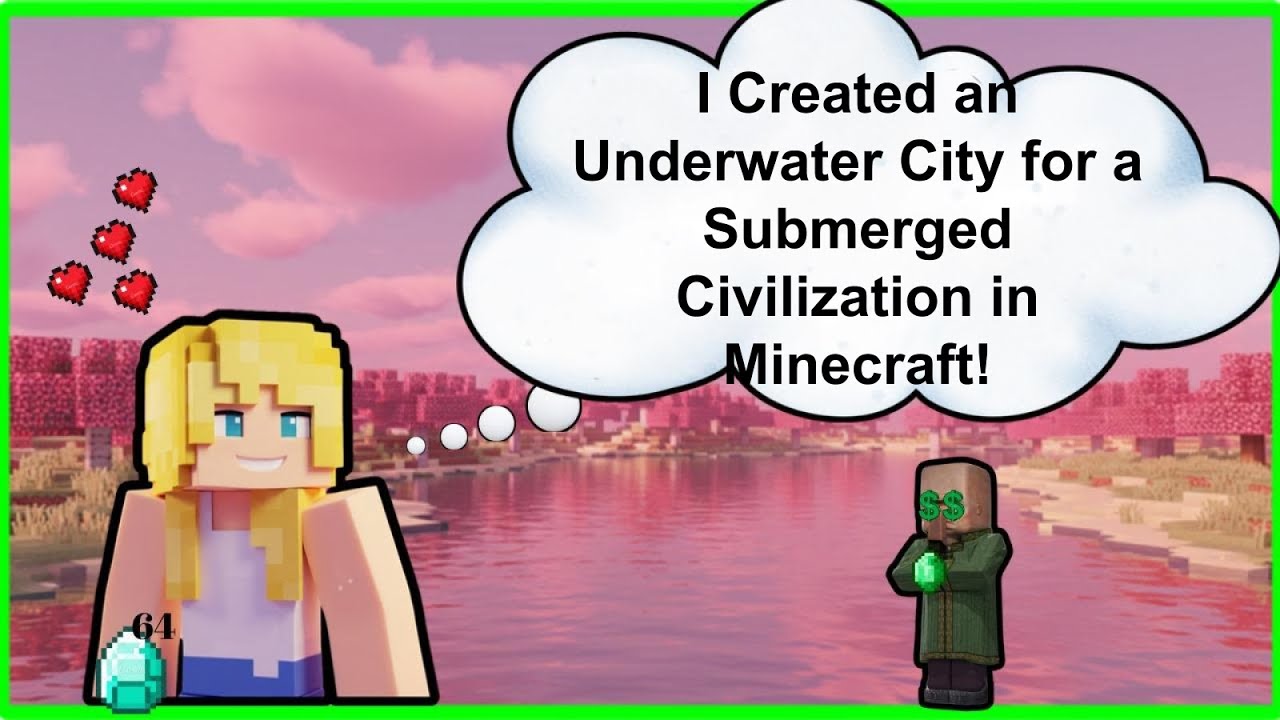 I Created an Underwater City for a Submerged Civilization in Minecraft!