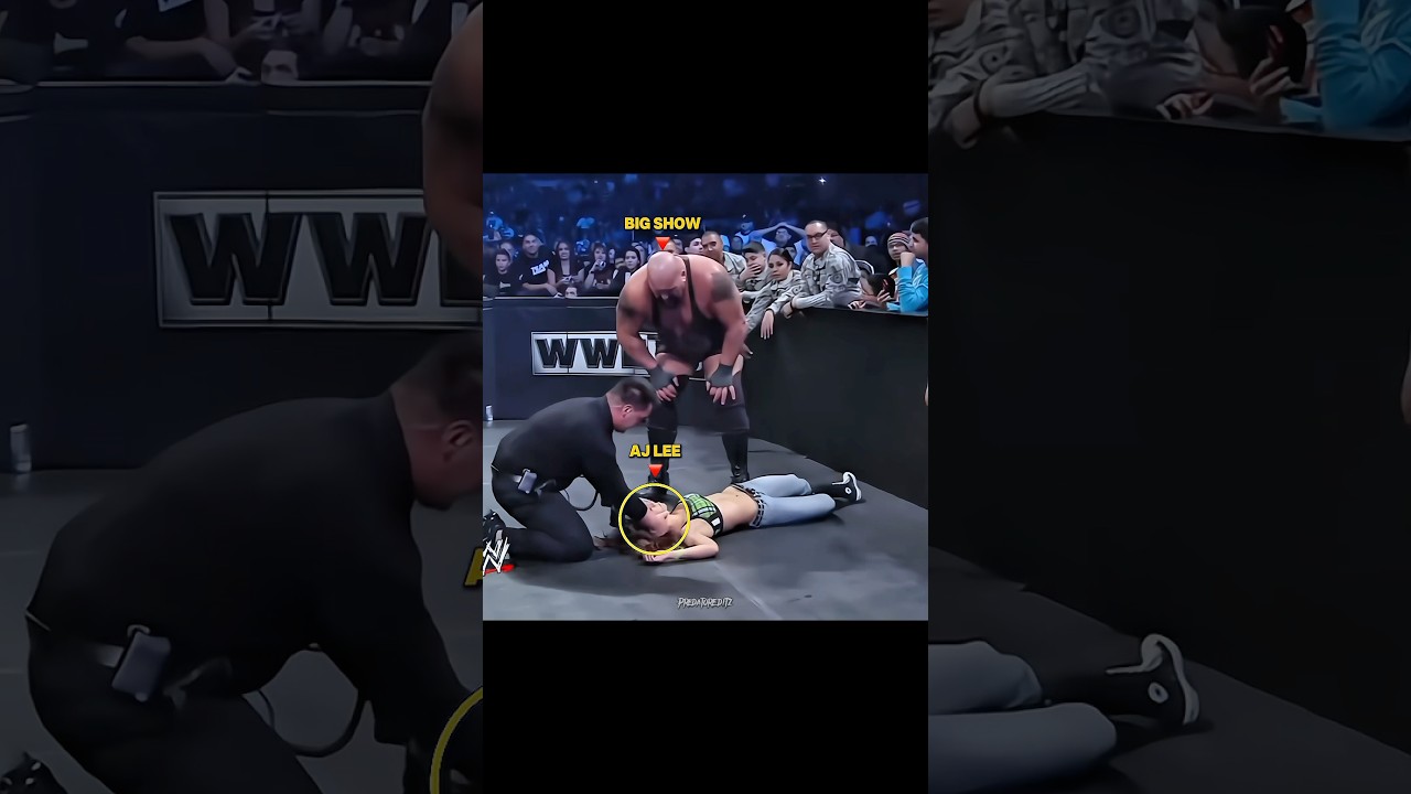 Big Show Broke Aj Lee&rsquo;s Neck🥺💔