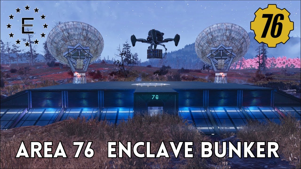 Fallout 76 Camp : AREA 76 - ENCLAVE BUNKER