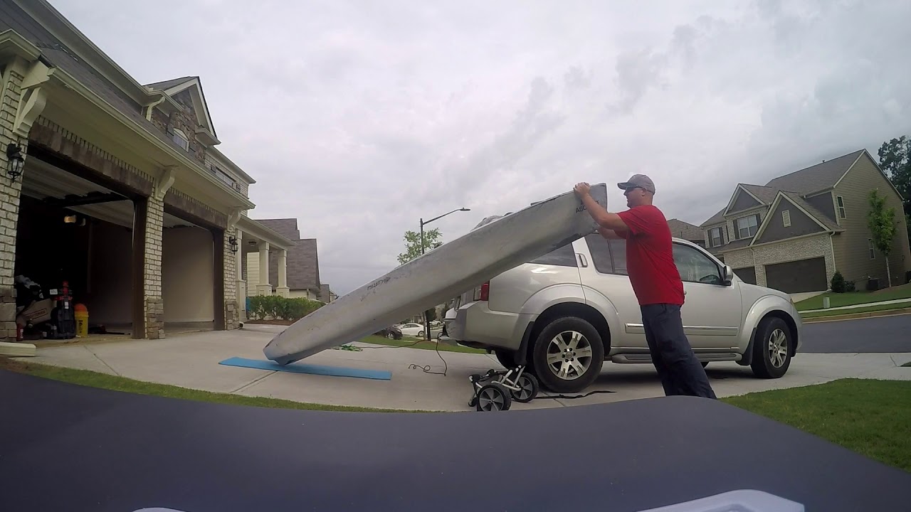 How to Top Load a kayak by Yourself...specifically for an SUV!