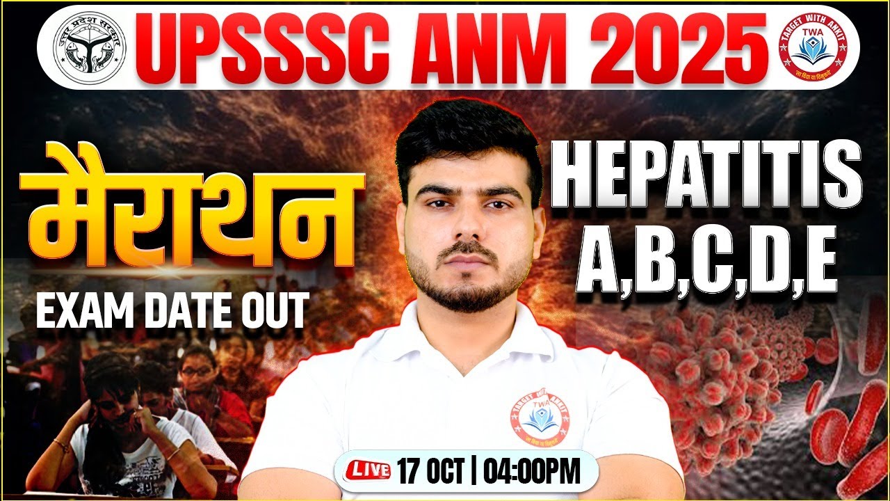Hepatitis | UPSSSC ANM 2025 Marathon | ANM Marathon Class By Akash Sir
